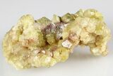 Lustrous, Yellow Topazolite Garnet Cluster - Mexico #188260-1